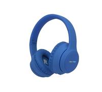 imoshion Casque sans fil pour enfants LED Light - Limiteur de décibels - Avec câble AUX - Cobalt Blue