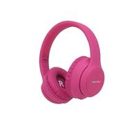 imoshion Casque sans fil pour enfants LED Light - Limiteur de décibels - Avec câble AUX - Hot Pink Rose