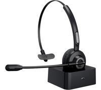 Casque sans fil pour PC, téléphone portable et tablette, avec fonction de coupure du micro, technologie de charge rapide, autonomie longue durée