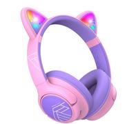 Casque sans fil - POWERLOCUS - Bobo - Violet/Rose - Microphone - Autonomie 45h