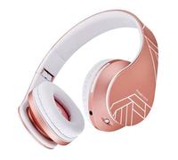 Casque sans fil - POWERLOCUS - P2 - Bluetooth - Autonomie 20h - Or rose