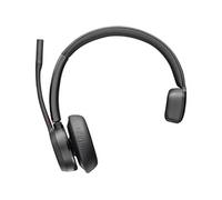Poly Voyager 4310 UC - Micro-casque mono USB-A certifié pour Microsoft Teams (avec socle de chargement)