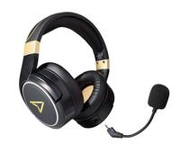 Steelplay Casque sans fil Metaltech Radiance – PS5, PS4, Xbox Series/One, Switch, PC/Mac – Noir et Or