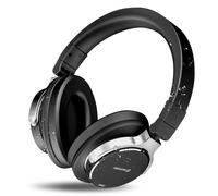 Casque Sans Fil avec Technologie Anti-Bruit Étanche IPX3 avec Port Confortable Swissten Noir Noir