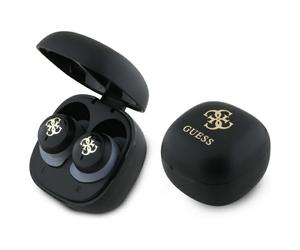 Casque sans fil TWS Guess Iridescent 4G Printed Logo noir