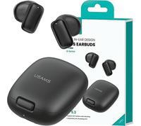 Casque sans fil Usams Bluetooth 5.3 Tws Id Series Noir/Noir Bhuid01 (Id25)