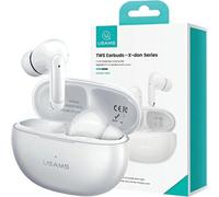 Casque sans fil Usams Bluetooth 5.3 Tws X-Don Dual Mic Enc White/White Bhuxd02 (Usams-Xd18)