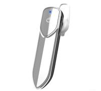 Casque sans fil V19 à crochet d'oreille unique avec lecture de musique de 30 heures, temps de conversation de 48 h, réduction intelligente du bruit et basses puissantes pour les appels et la musique