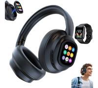 Casque sans fil X1 Pro HY-X1 Pro avec écran magnétique amovible, traducteur 169 langues en temps réel, Bluetooth 6.0, photo, lampe de poche, alarme, enregistrement vocal (1 pièce)