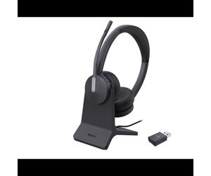 Casque sans fil Yealink WH64 Hybrid DECT/Bluetooth double connectivité portée 150m avec station de charge