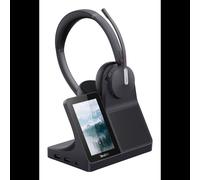 Yealink Casque sans fil WH64 Workstation Dual – DECT, Bluetooth, écran LCD, station mains libres