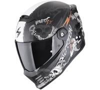 casque scorpion covert fx skullz - noir mat / gris XXL