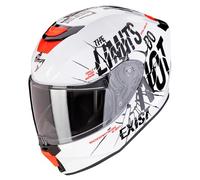 casque scorpion exo-jnr air boum enfant blanc / noir L