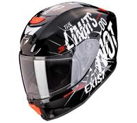 Scorpion Casque intégral pour enfants EXO-JNR Air Boum S Noir/Blanc