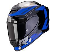 casque scorpion exo r1 evo air blaze noir / bleu XL