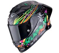 casque scorpion exo r1 evo ii air savage - noir / vert L