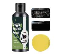Casque Scratch Remove - Crème De De Réparation Professionnelle, Vernis De Restauration De des Lunettes, Kit D'éponge Facile À Appliquer, Rehausseur De Brillance Protectrice | Solution D'e