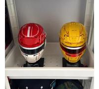 Casque Scuderia HP Lewis Hamilton Charles Leclerc, blocs de construction, modèle de voiture de course, articles de course automobile, cadeaux d'anniversaire pour adolescents 31302d