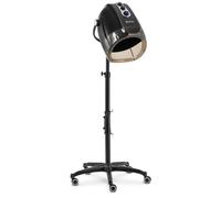 Casque sèche-cheveux - Fonction ionique - sur pied - 1 000 W - noir - 70 °C | physa