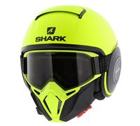 Casque Shark Street Drak série Neon jaune mat noir YKK - Taille XS