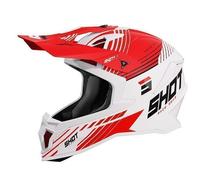 Casque Shot Lite Fury White Red Glossy L