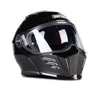 Simpson Darksome Solid, casque rabattable S Noir Noir