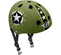 Casque Skate STAMP Skids Control Military Star - Mixte - Taille 53/57 cm - Vert