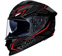 casque smk titan panther - noir mat / rouge XXL