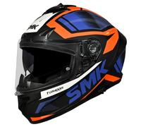 casque smk typhoon thorn - bleu / rouge / blanc XL