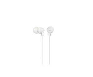 Casque Sony MDR-EX15APW Blanc - Écouteurs intra-auriculaires filaires, connecteur 3.5mm, HP 9mm, 8-22000Hz, 16 Ohm, sensibilité 100dB, microphone intégré