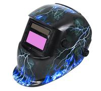 Casque soudé de Puissance Solaire, Casque soudé assombrie Automatique, Casque de soudage d'écran Grand écran, Casque de soudage à Blocage léger Automatique, Affichage de la tête électronique légère
