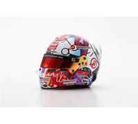 Casque Spark Esteban Ocon MoneyGram Haas F1 Team GP Miami 2025 Echelle 1/5