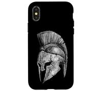 Casque Spartan Achille Warrior Coque pour iPhone X/XS