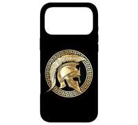 Casque Spartan Gold Gladiator Sparta Grec Workout Coque pour iPhone 17 Pro Max