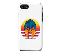 Casque Spartan Warrior Homme Bodybuilding Gym Grec Ancien Coque pour iPhone SE (2020) / 7/8