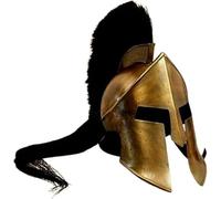 Casque spartiate - Réplique du casque médiéval du roi Leonidas du film 300 - Finition antique - Excellent objet de collection pour les fans de Spartan et d'histoire