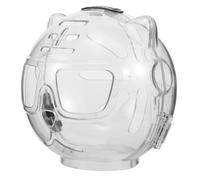 Casque Spatial pour Chat Protection Intégrale, Visière Transparente | Plastique Ventilé, Oreilles Décoratives, Style Astronaute, pour Convalescence, Toilettage et Routine Quotidienne