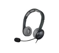 Speedlink SONID Stereo Headset - Micro Casque Stéréo pour PC (USB, Contrôle du Volume, Carte son Intégrée) Noir-Gris