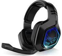 Casque Sans Fil - SPIRIT OF GAMER - XPERT-H900 - Basses Puissantes - LED - Simili Cuir