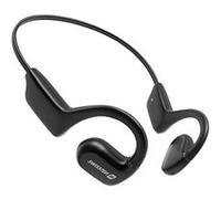 Swissten Casque sport à conduction osseuse Bluetooth Autonomie 10 heures Noir G