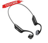 Casque Sportif à Conduction Osseuse DOOGEE BoneBeat Run, Écouteurs Sans Fil Ouverts, Étanche IP67 avec Affichage Numérique LED Blue