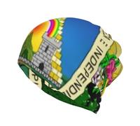 Casque Sportif Unisexe Double Couche Impression Intégrale République du Honduras Emblème National Cagoule Écharpe Bandeau De Maintien Protège-Oreilles Bandeau Magique Spirale Ouverte