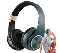 Casque stéréo à réduction de bruit, casque stéréo pliable avec pour voyage, casque portable avec batterie 300 mA