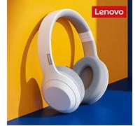 Casque Stéréo Bluetooth - Lenovo TH10 - Micro - Blanc - 100h Autonomie