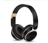 Casque stéréo Bluetooth sans fil avec micro,bandeau de sauna,prise en charge de la carte SD,Xiaomi,iPhone,tablette Samsung,cadeau pour étudiants - Type Black