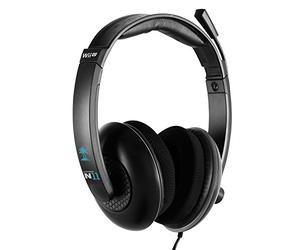 Casque stéréo ear force n11 pour wii u compatible 3ds xl, 3ds et smartphones