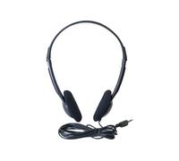 Casque Stéréo Eco Jack 3.5 mm noir (5 m)