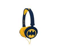 Lexibook Casque stéréo filaire pliable Batman - Limitation de volume d'écoute - Bleu/Orange