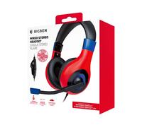 Bigben Interactive Casque de Jeu stéréo V1 [Rouge foncé/Bleu foncé] Switch pour Switch