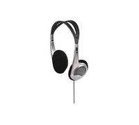 Hama Casque stéréo HK-229 Sur-oreille filaire Jack 3,5 mm Argenté
